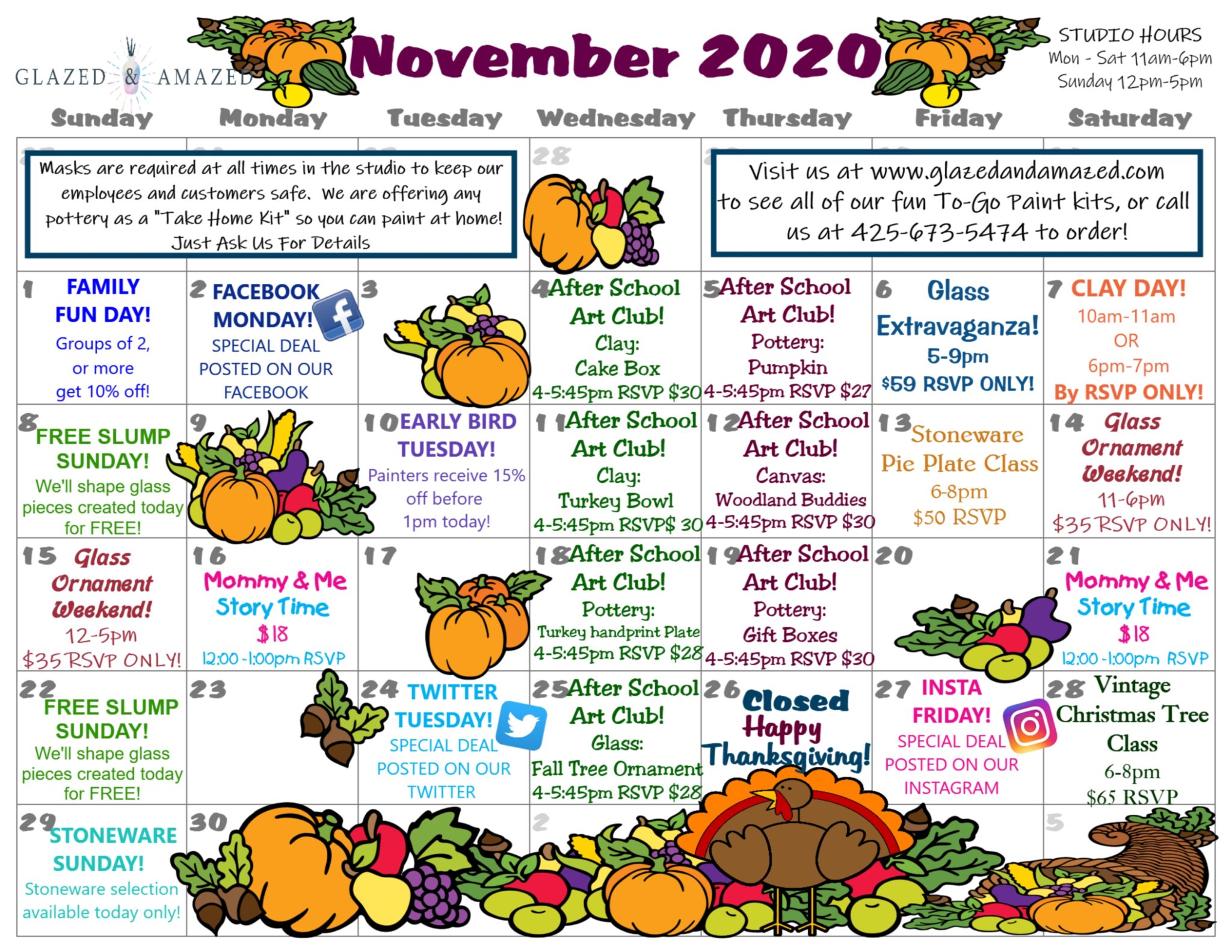 Glazed and Amazed Ceramics Painting & Glass Fusing Studio