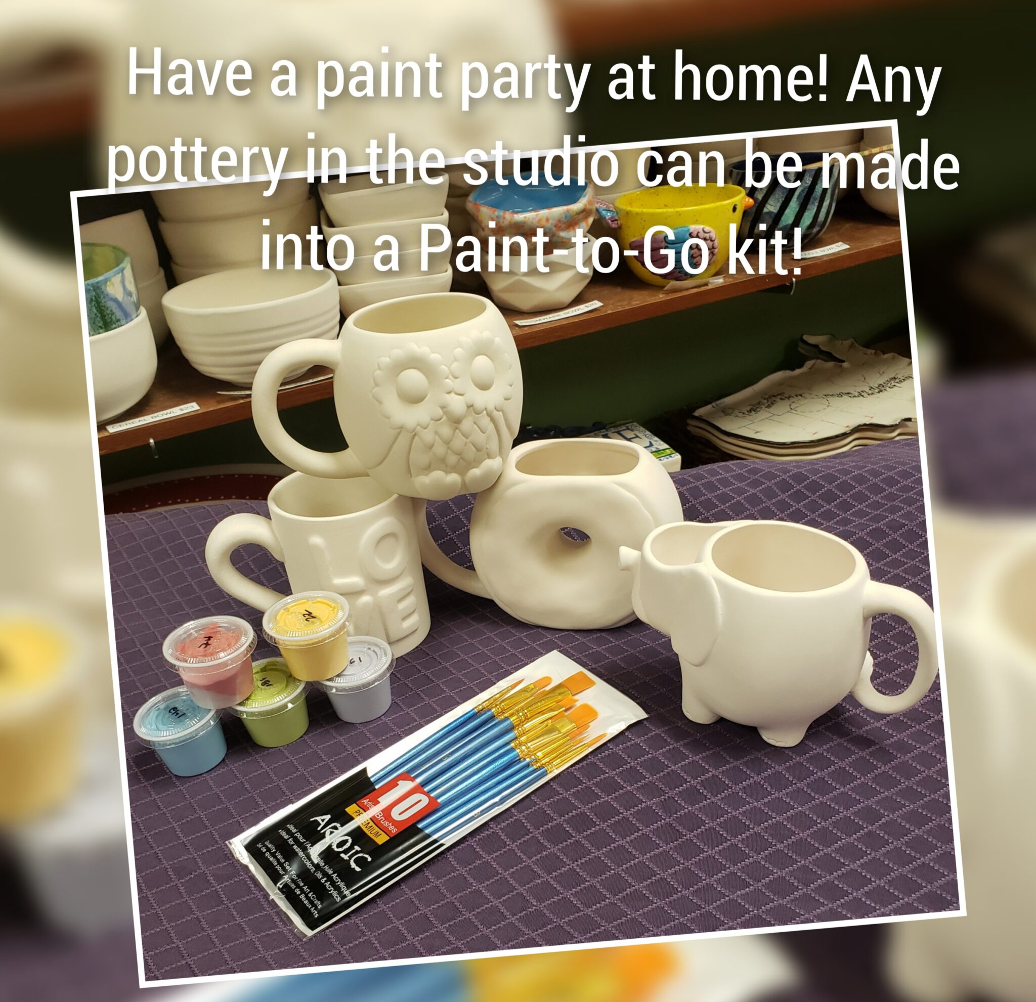 Pottery Mug Painting Kits